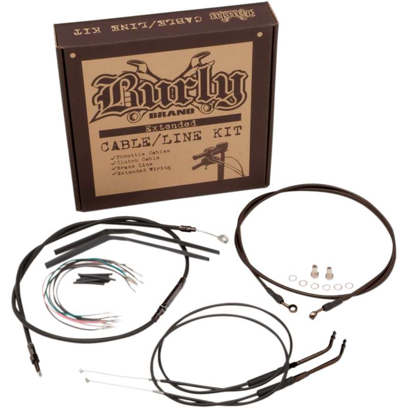 BURLY BRAND CONTROL KIT 14" APE HANGER HANDLEBARS ABS (B30 - 1122) - DRIVEN Canada's Powersports B30 - 1122