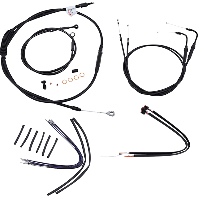 BURLY BRAND CONTROL KIT 14" APE HANGER HANDLEBARS ABS (B30 - 1124) - DRIVEN Canada's Powersports B30 - 1124