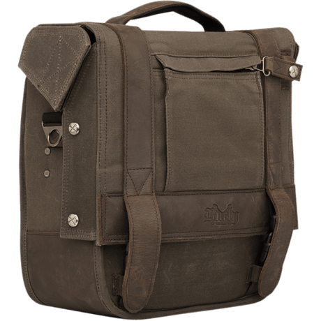 BURLY BRAND DETACHABLE SADDLEBAG DARK OAK (B15 - 1000D) - DRIVEN Canada's Powersports B15 - 1000D