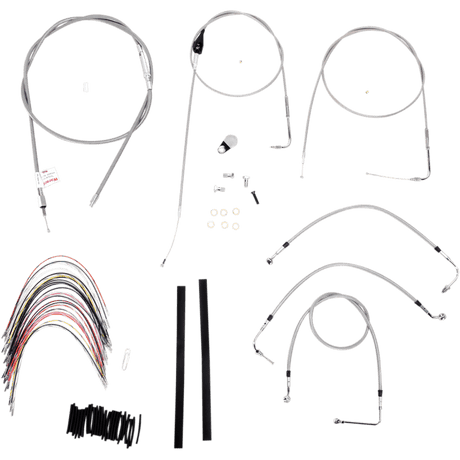 BURLY BRAND FLH CONTROL KIT SS WC 16" (B30 - 1083) - DRIVEN Canada's Powersports B30 - 1083B30 - 1083