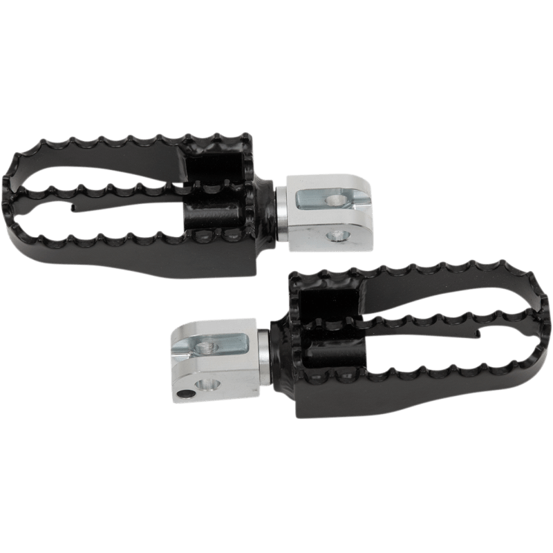 BURLY BRAND MX FOOTPEGS PASSENGER BLACK/CHROME (B13 - 1008B) - DRIVEN Canada's Powersports B13 - 1008B