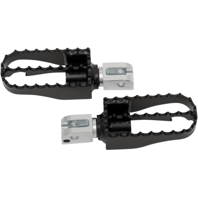 BURLY BRAND MX FOOTPEGS PASSENGER BLACK/CHROME (B13 - 1008B) - DRIVEN Canada's Powersports B13 - 1008B