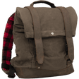 BURLY BRAND ROLL TOP BACKPACK DARK OAK (B15 - 1020D) - DRIVEN Canada's Powersports B15 - 1020D