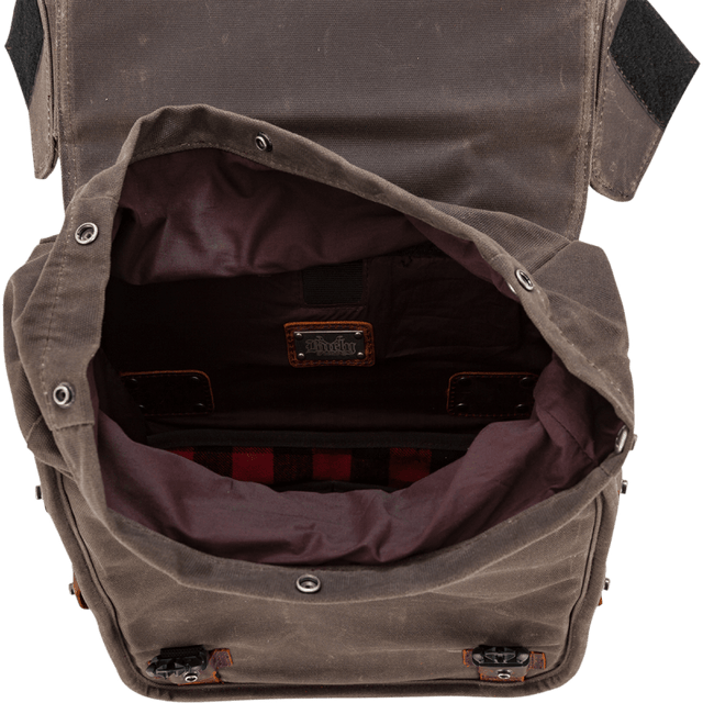 BURLY BRAND SADDLEBAG THROWOVER OAK (B15 - 1002D) - DRIVEN Canada's Powersports B15 - 1002DB15 - 1002D