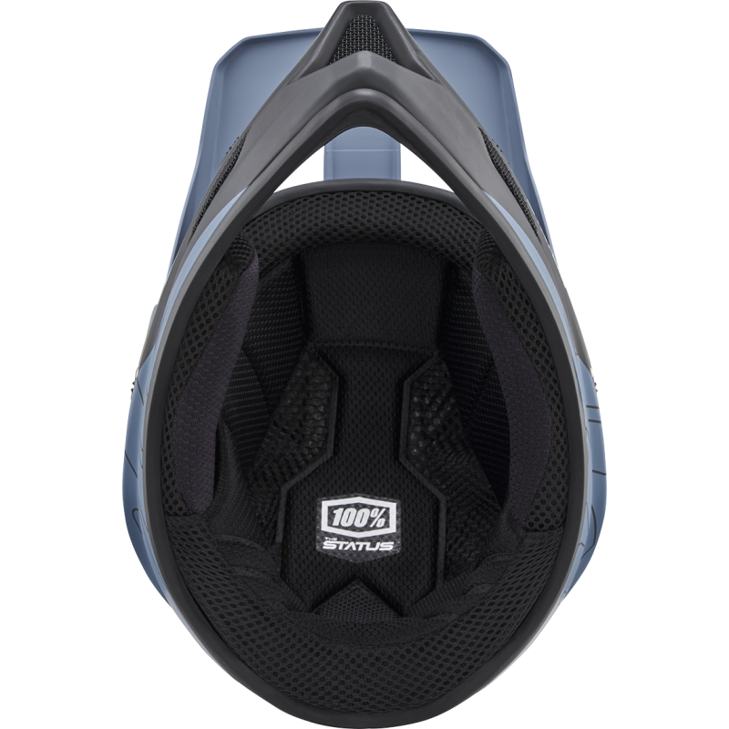 100% STATUS HELMET Drop/Steel Blue Bottom - Driven Powersports