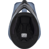 100% STATUS HELMET Drop/Steel Blue Bottom - Driven Powersports