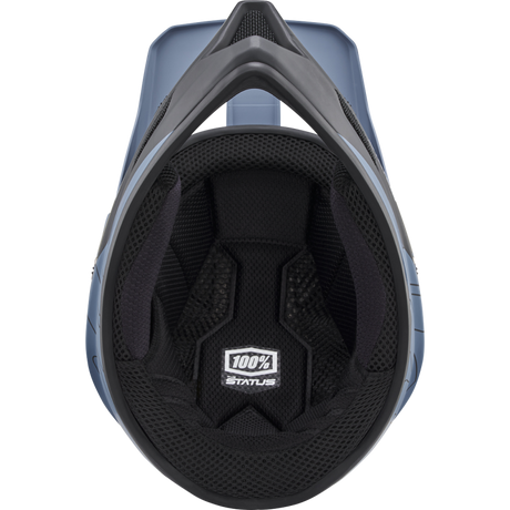 100% STATUS HELMET Drop/Steel Blue Bottom - Driven Powersports