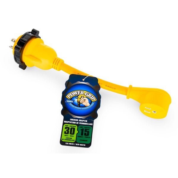 CAMCO ADAPTER CORD 12" POWERGRIP 30AM/LK15AF (55616) - DRIVEN Canada's Powersports 1471755616355616