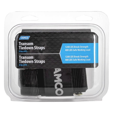 CAMCO RETRACTABLE TRANSOM TIE DOWN STRAPS (50034) - DRIVEN Canada's Powersports 01471750034050034