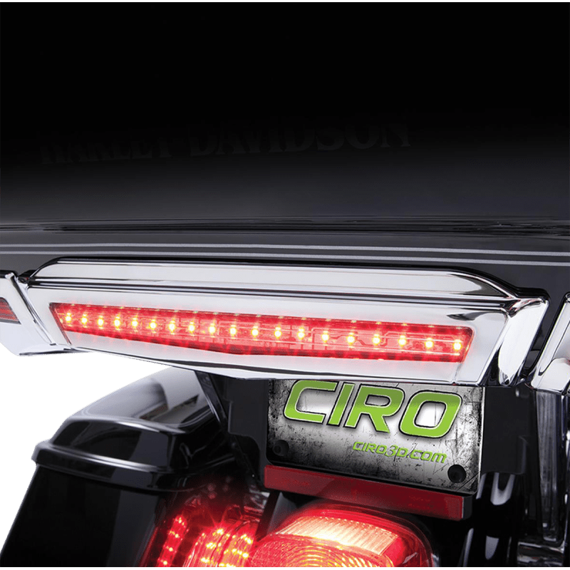 CIRO LLC 14 - 19 FLHT LIGHT BRAKE CENTER CHROME (40004) - DRIVEN Canada's Powersports 40004
