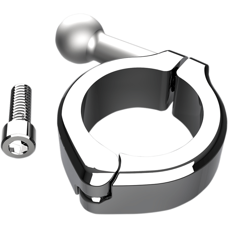 CIRO LLC ALUMINUM CLAMP MOUNT 1 1/4", CHROME (50130) - DRIVEN Canada's Powersports 50130