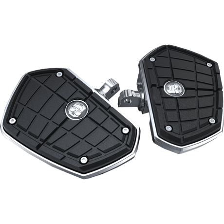 CIRO LLC ASR FLOORBOARDS W/ADAPTERS FOR H - D MALE MOUNT CLEVIS CHROME (60205) - DRIVEN Canada's Powersports 60205