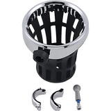 CIRO LLC BIG ASS DRINK HOLDER, CHROME, 1 1/4" CLAMP, CHROME (50814) - DRIVEN Canada's Powersports 50814