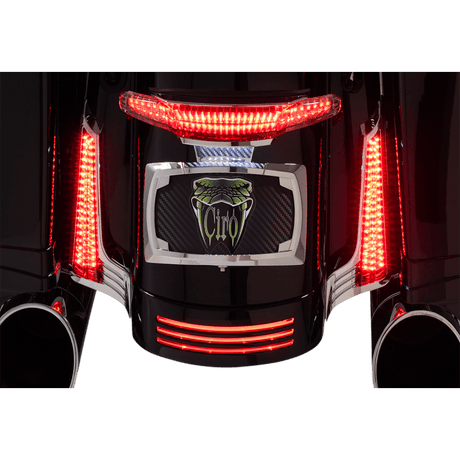CIRO LLC FILLER PANEL ACCENT LIGHTS CHROME RED (40045) - DRIVEN Canada's Powersports 40045