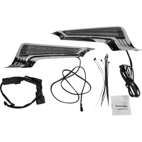CIRO LLC FILLER PANEL ACCENT LIGHTS CHROME RED (40045) - DRIVEN Canada's Powersports 40045