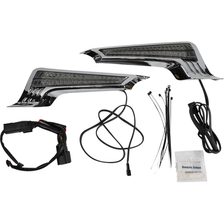 CIRO LLC FILLER PANEL ACCENT LIGHTS CHROME RED (40045) - DRIVEN Canada's Powersports 40045