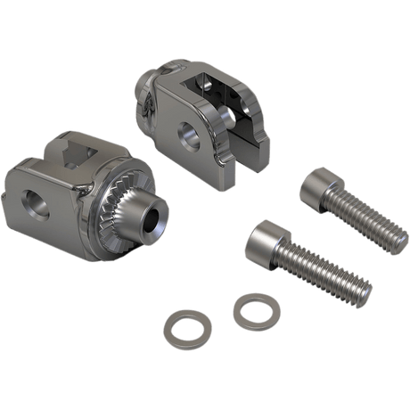 CIRO LLC FRONT FOOTREST ADAPTERS FOR '18 - UP SOFTAIL, CHROME (60017) - DRIVEN Canada's Powersports 60017