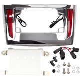 CIRO LLC LIGHTED LICENSE PLATE FRAME FOR TRI GLIDE, CHROME (40080) - DRIVEN Canada's Powersports 40080