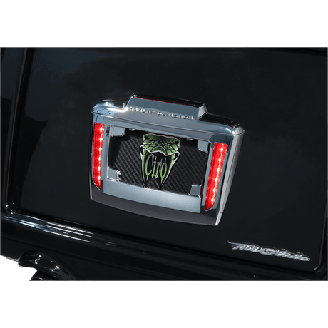 CIRO LLC LIGHTED LICENSE PLATE FRAME FOR TRI GLIDE, CHROME (40080) - DRIVEN Canada's Powersports 40080