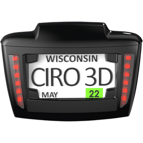 CIRO LLC LIGHTED LICENSE PLATE FRAME FOR TRI GLIDE, - DRIVEN Canada's Powersports 40082