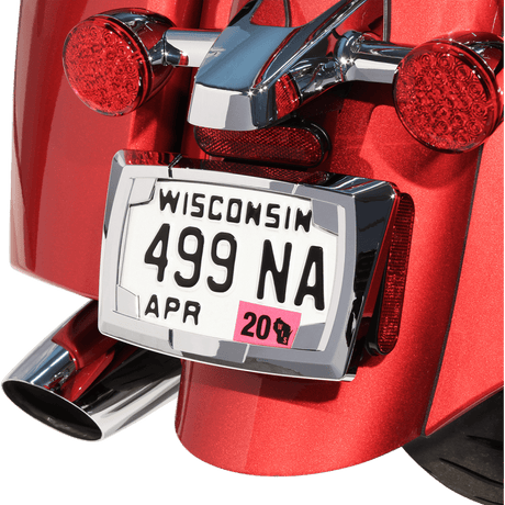 CIRO LLC MULTI - FIT LICENSE PLATE FRAME, CHROME (70400) - DRIVEN Canada's Powersports 70400