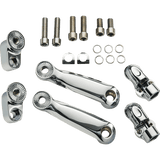 CIRO LLC RYDECULTURE™ CC ADJUSTABLE PASSENGER PEG MOUNTS CHROME (6R200) - DRIVEN Canada's Powersports 6R200