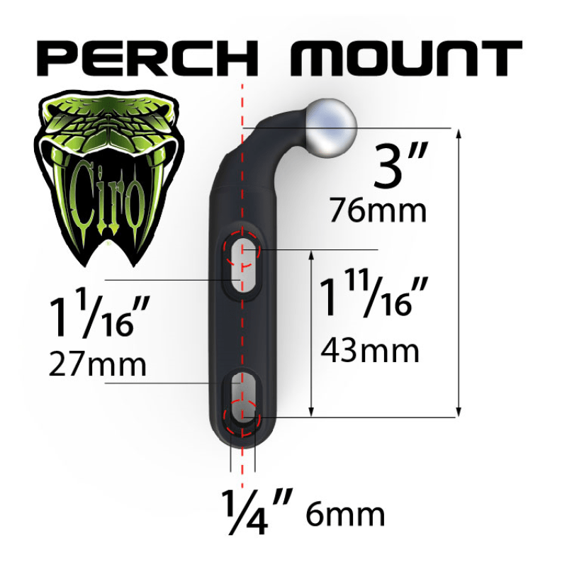 CIRO LLC SMARTPHONE/GPS HOLDER WO CHRGR BRK/CTLCH - DRIVEN Canada's Powersports 50310