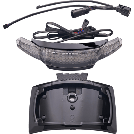 CIRO LLC TAILIGHT/LICENSE PLATE HOLDER LIGHT SMOKE LENS - DRIVEN Canada's Powersports 40354