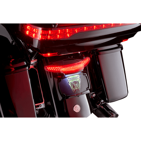 CIRO LLC TAILIGHT/LICENSE PLATE MOUNT SMOKE LENS - DRIVEN Canada's Powersports 40454