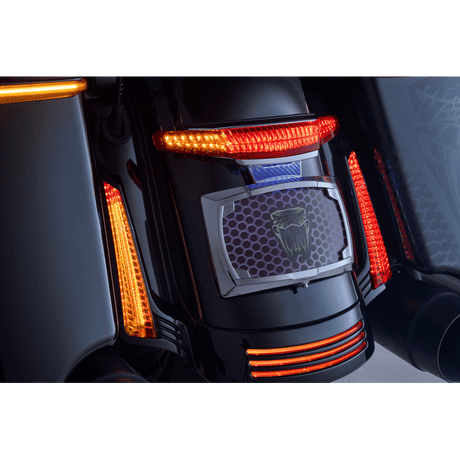 CIRO LLC TAILLIGHT/LICENSE PLATE HOLDER LENS CHROME - DRIVEN Canada's Powersports 40373