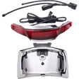 CIRO LLC TAILLIGHT/LICENSE PLATE HOLDER LENS CHROME - DRIVEN Canada's Powersports 40373