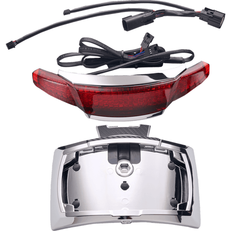 CIRO LLC TAILLIGHT/LICENSE PLATE HOLDER LENS CHROME - DRIVEN Canada's Powersports 40373