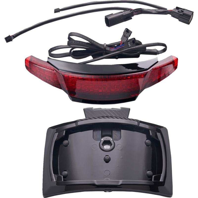 CIRO LLC TAILLIGHT/LICENSE PLATE HOLDER RED LENS - DRIVEN Canada's Powersports 40374