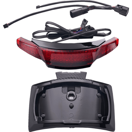 CIRO LLC TAILLIGHT/LICENSE PLATE HOLDER RED LENS - DRIVEN Canada's Powersports 40374