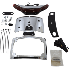 CIRO LLC TAILLIGHT/LICENSE PLATE MOUNT CHROME (40073) - DRIVEN Canada's Powersports 40073