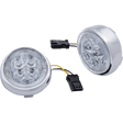 CIRO LLC TURN SIGNAL INSERT FRONT CHROME/CLEAR (45403) - DRIVEN Canada's Powersports 45403
