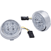 CIRO LLC TURN SIGNAL INSERT FRONT CHROME/CLEAR (45403) - DRIVEN Canada's Powersports 45403