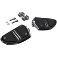 CIRO LLC TWIN RAIL FOOTPEG WITH MOUNT CHROME (61405) - DRIVEN Canada's Powersports 61405