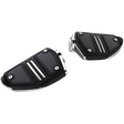 CIRO LLC TWIN RAIL FOOTREST CHROME NO MOUNTS (61400) - DRIVEN Canada's Powersports 61400
