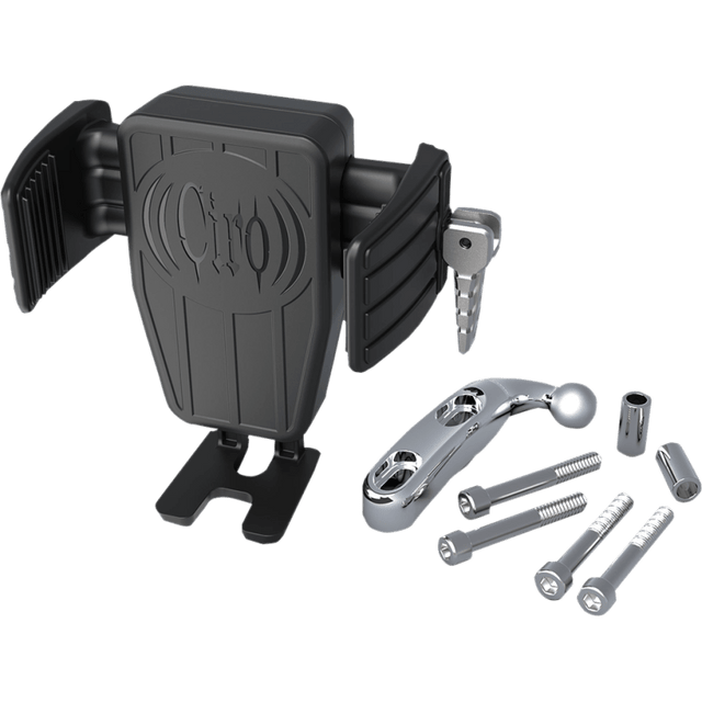 CIRO LLC WIRELESS CHARGE PHONE HOLDLER PERCH MOUNT CHROME (52310) - DRIVEN Canada's Powersports 52310