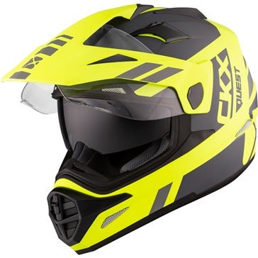CKX QUEST RSV DUAL SPORTS HELMET, SUMMER FLASH - WITHOUT GOGGLE - Driven Powersports Inc.9999999995520312