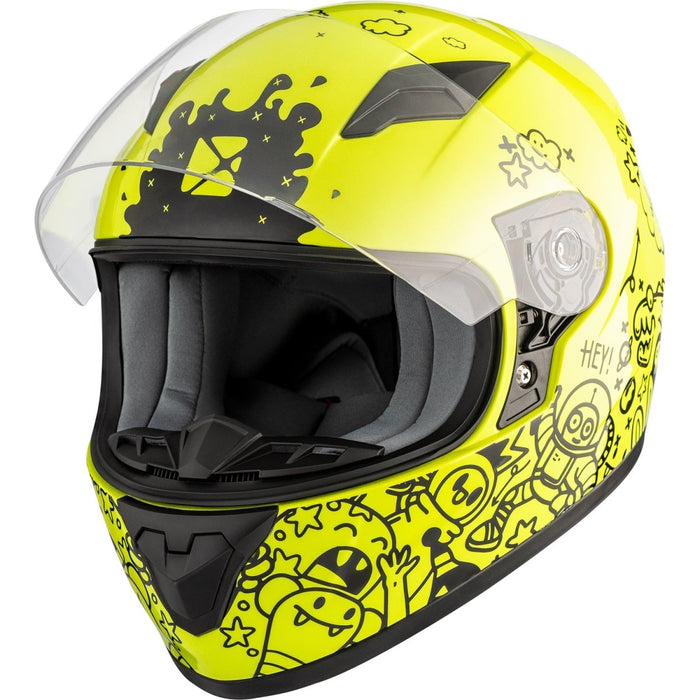 CKX RR519Y CHILD FULL-FACE HELMET, SUMMER DOODLE - SUMMER - Driven Powersports Inc.9999999995514852