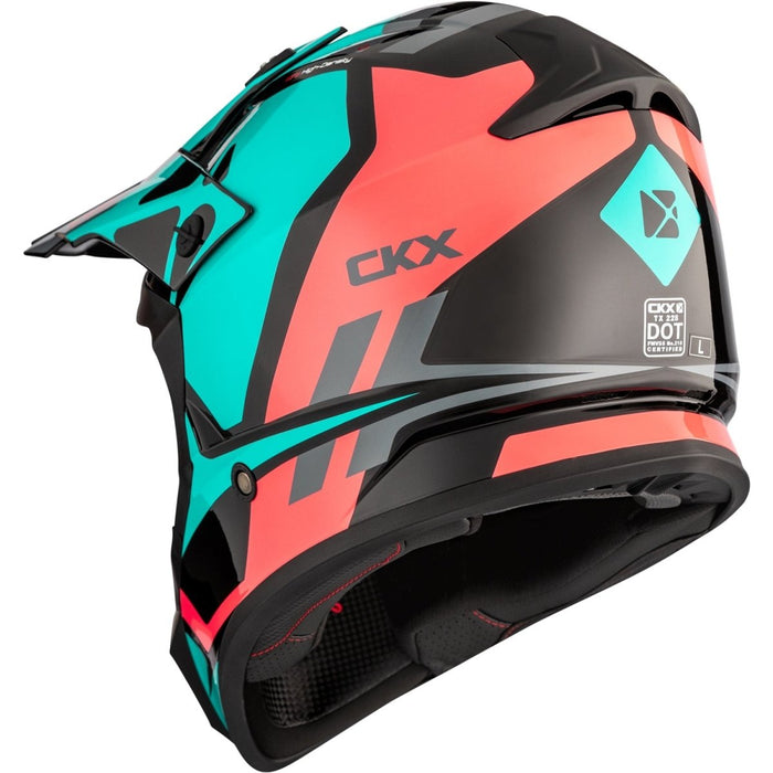 CKX TX228 OFF-ROAD HELMET RACE - WITHOUT GOGGLE - Driven Powersports Inc.9999999995514971