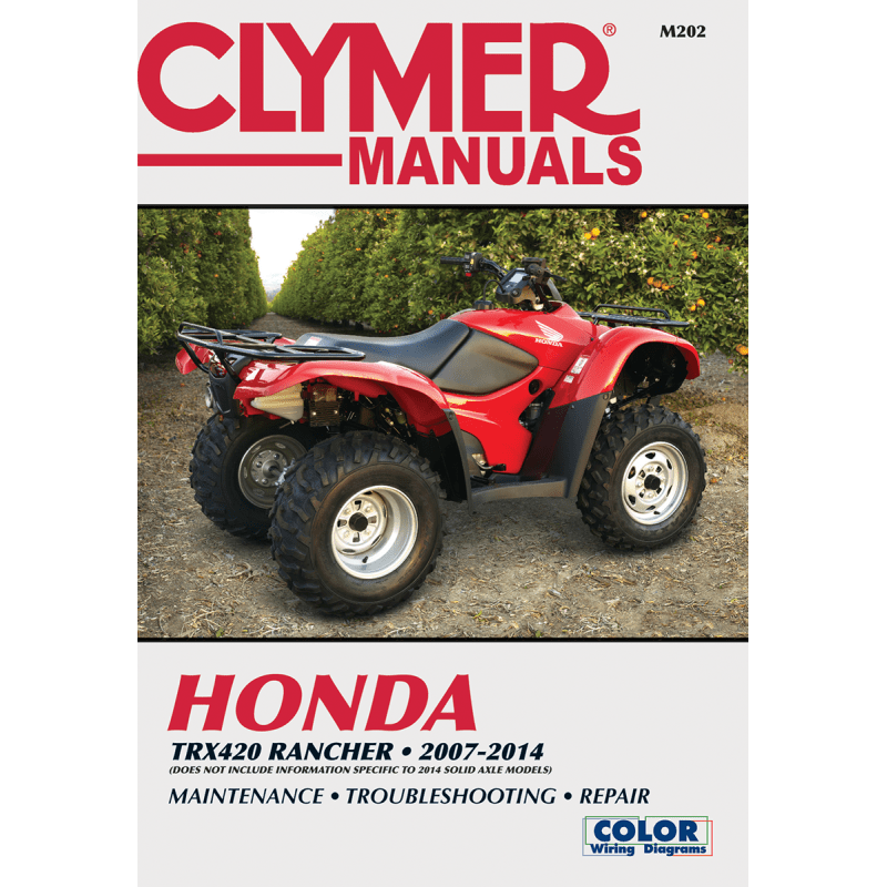CLYMER ATV SERVICE MANUAL (CM202) - DRIVEN Canada's Powersports 038345050022CM202
