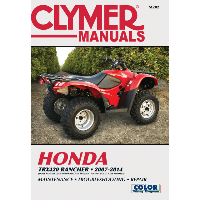 CLYMER ATV SERVICE MANUAL (CM202) - DRIVEN Canada's Powersports 038345050022CM202