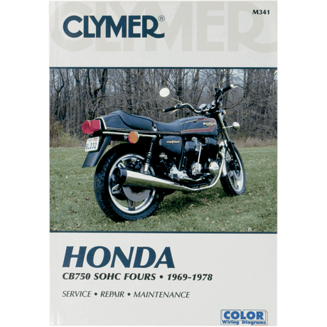 CLYMER MOTORCYCLE SERVICE MANUAL (CM341) - DRIVEN Canada's Powersports 024185716792CM341