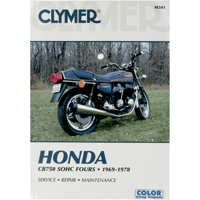 CLYMER MOTORCYCLE SERVICE MANUAL (CM341) - DRIVEN Canada's Powersports 024185716792CM341