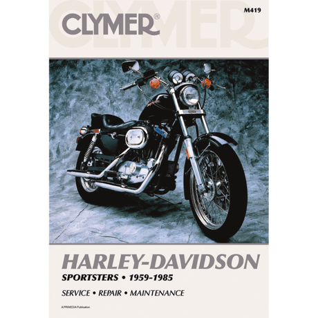 CLYMER MOTORCYCLE SERVICE MANUAL (CM419) - DRIVEN Canada's Powersports 024185712619CM419