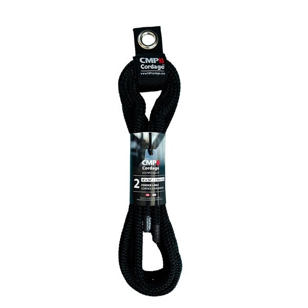 CMPCORDAGE DOUBLE BRAID DOCK LINE - DRIVEN Canada's Powersports 628309301125CFL3806BK