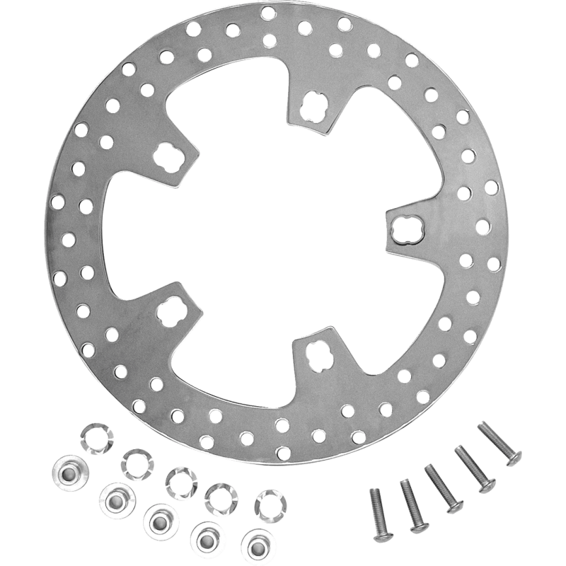 COASTAL MOTO 11.5" FRONT PERIMETER ROTOR FL STAINLESS W/HARDWARE SOLD EA (CM - FR - 115S) - DRIVEN Canada's Powersports CM - FR - 115S